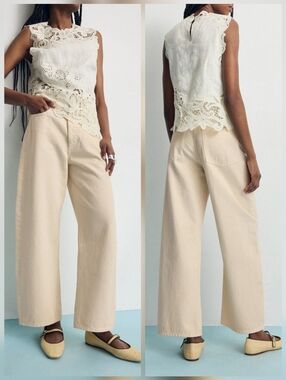 DL1961 White Taylor Barrel Jeans Denim Cotton Size 26